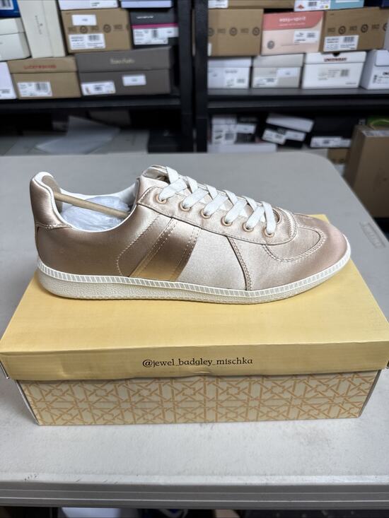 Badgley Mischka Shoes - Women's 10 Jewel Badgley Mischka Imara Nude Sneaker